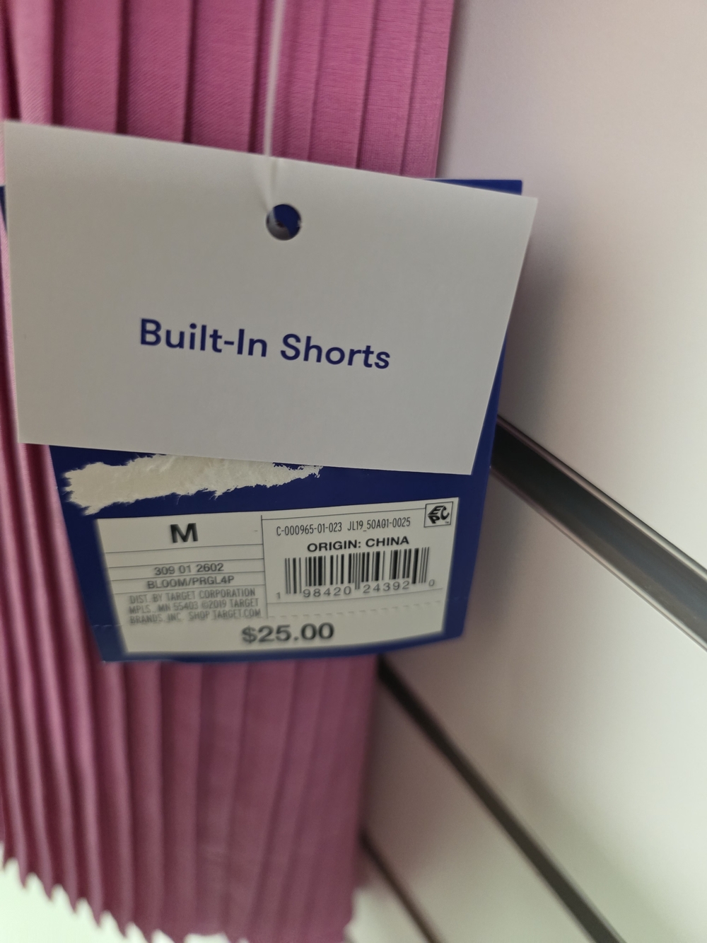 JoyLab Bright Pink Pleated Skort - Picture 3 of 3